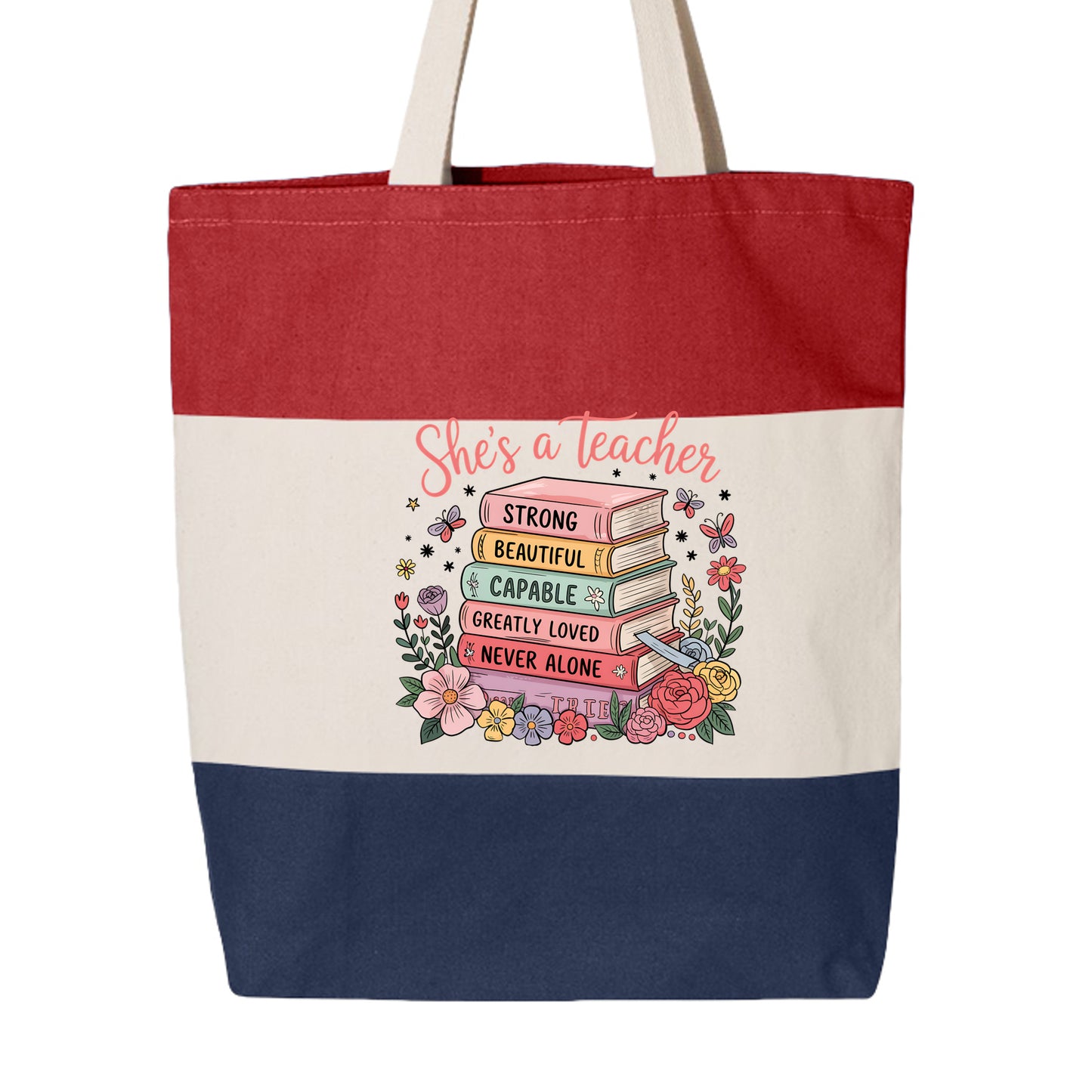 Navy/ Natural/ Red - Q125900 - BACK